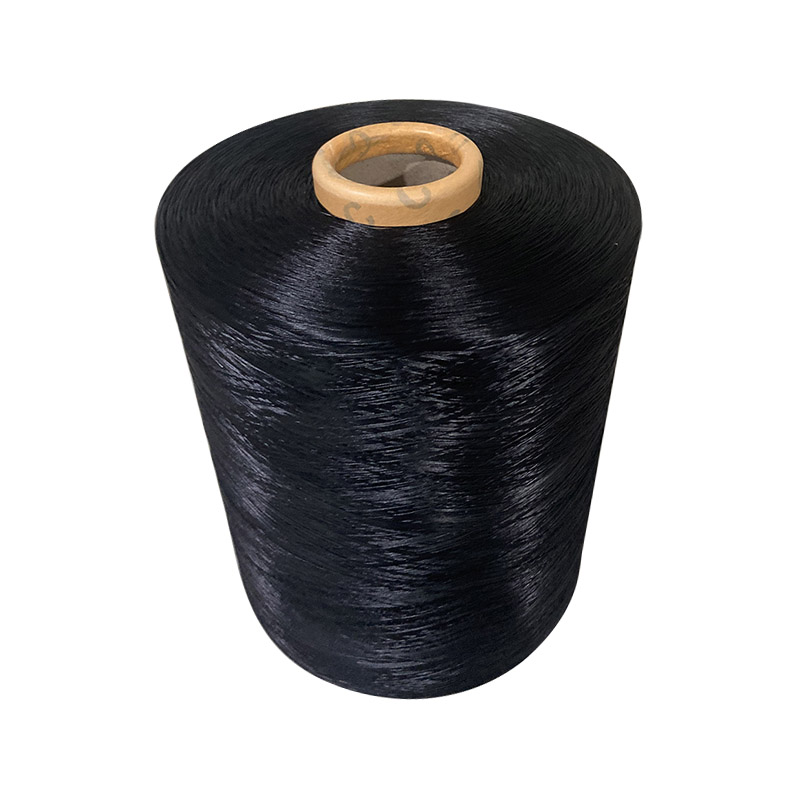 Schwarzer recycelter PP -Twisted Yarn